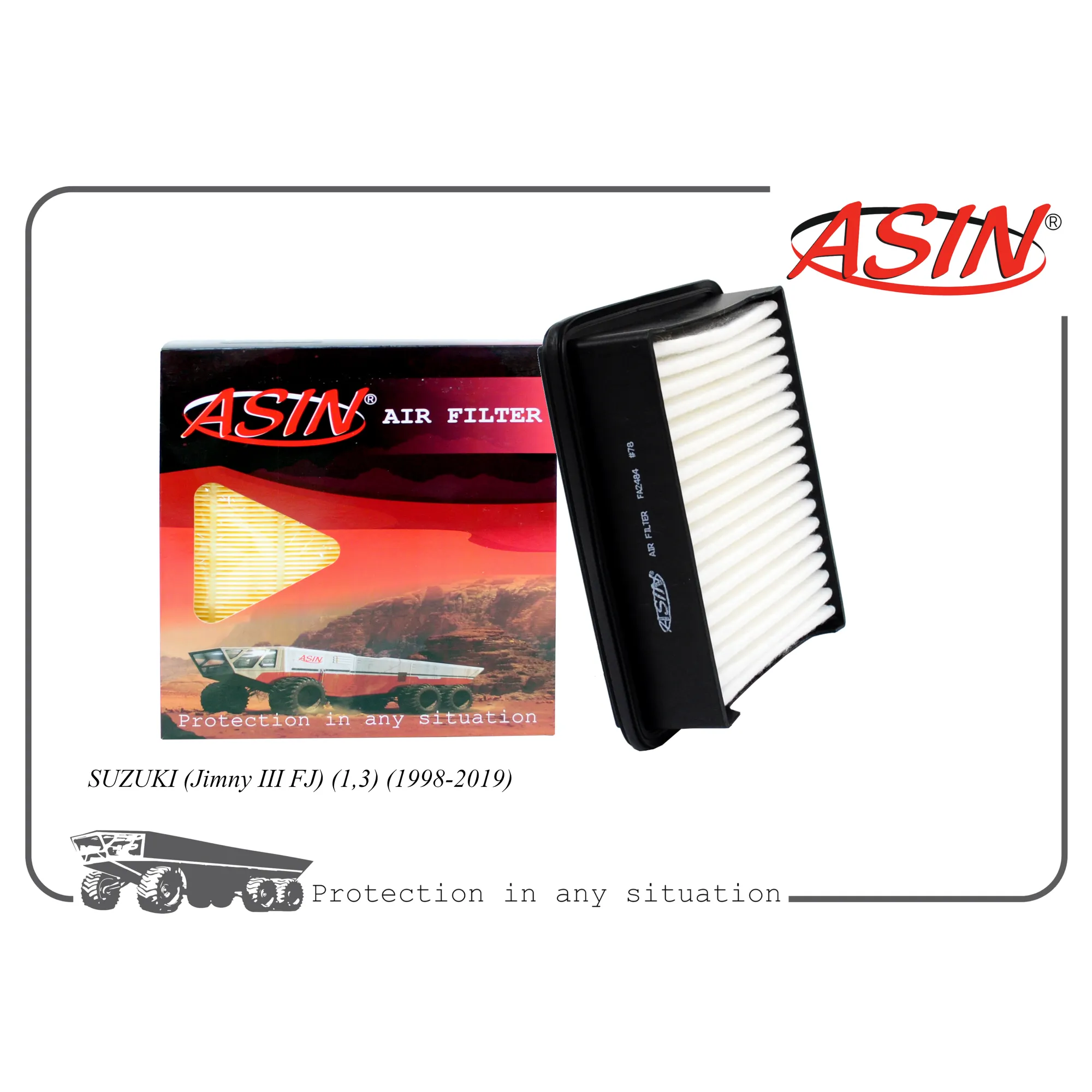 Фильтр воздушный 13780-81AU0/ASIN.FA2484 ASIN ASINFA2484