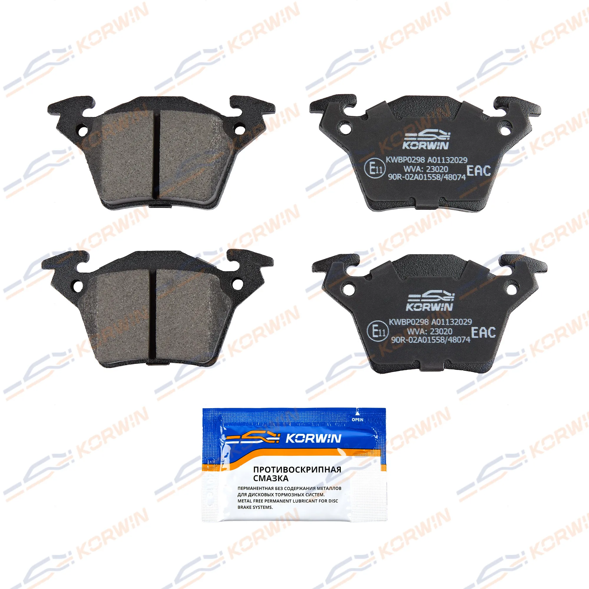 Колодки тормозные зад. Mercedes Vito (638/639) 96- KORWIN KWBP0298