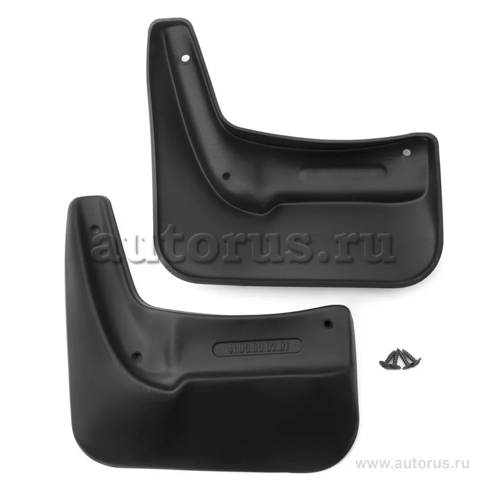 Брызговики задние RENAULT Logan 0410 (установка без подкрылок, optimum) NLF.41.05.E1 FROSCH NLF.41.05.E10