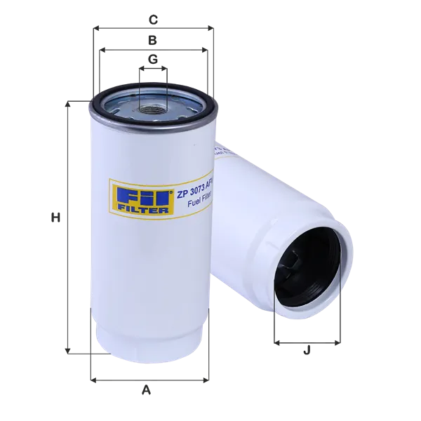 Фильтр топливный KAMAZ/ MAN/ DAF/ ЛиАЗ Евро III FIL FILTER ZP3073AFV