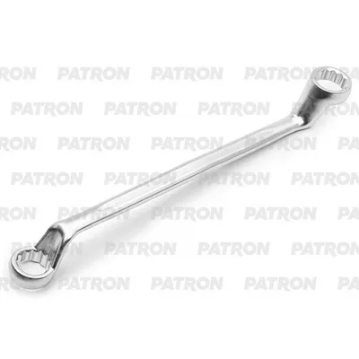 Ключ накидной изогнутый на 75 градусов, 25х28 мм PATRON P-7592528