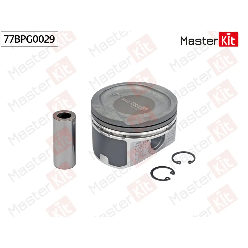 Поршень с пальцем (без колец) (1шт) (STD) TOYOTA 1ZZ-FE MASTERKIT 77BPG0029