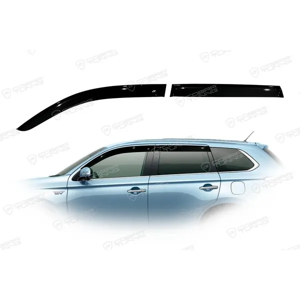 Дефлектора на окна Mitsubishi Outlander III 2012EuroStandard деф.окон Cobra Tuning ME43712
