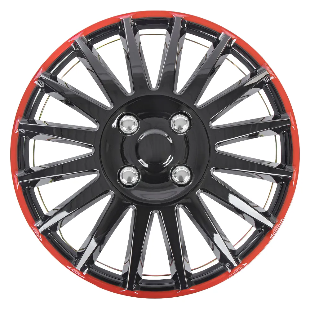 Колпаки R16 Orion 4шт (черно-красные) ABS-пластик ARNEZI A0702077