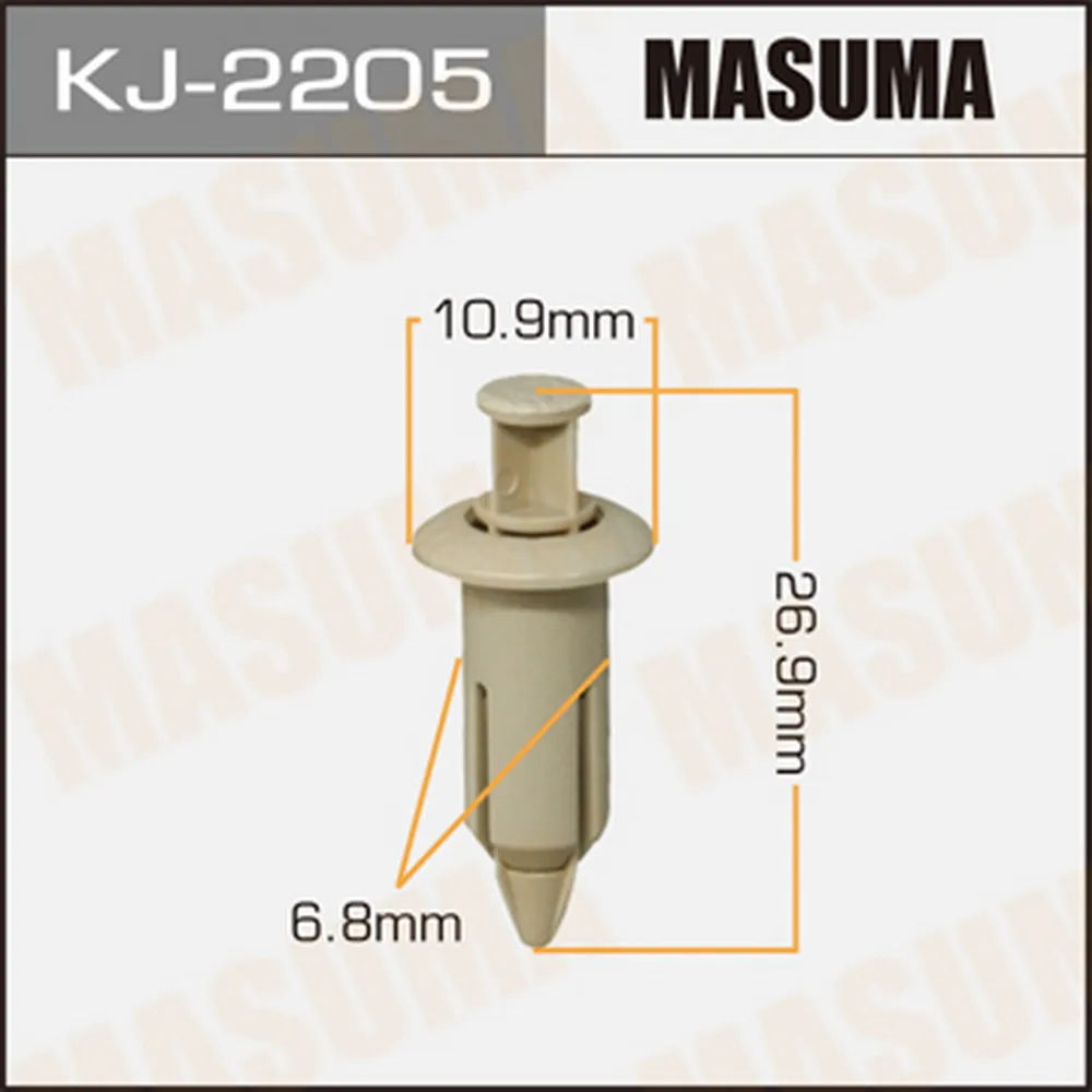КЛИПСА КРЕПЕЖНАЯ 2205-KJ KJ2205