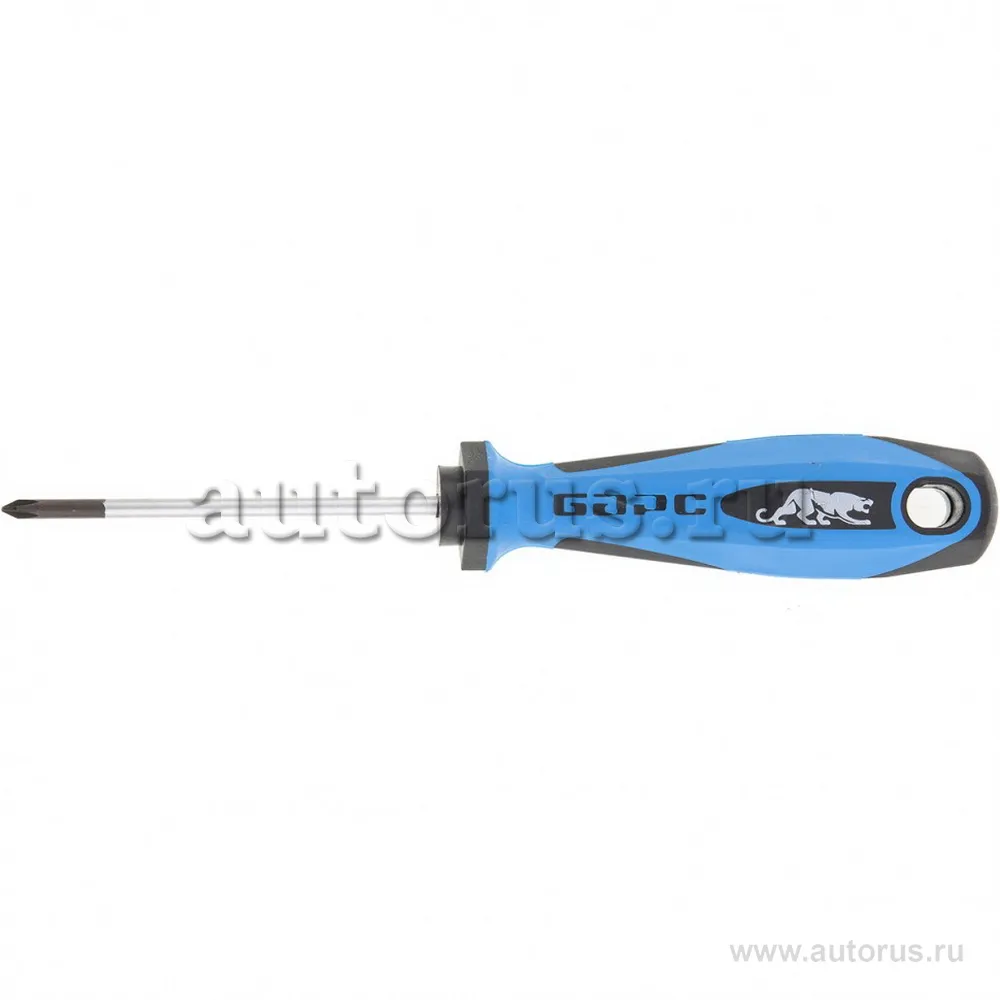 Отвертка PH0x75, CrV, двухкомпонентная рукоятка БАРС 19019
