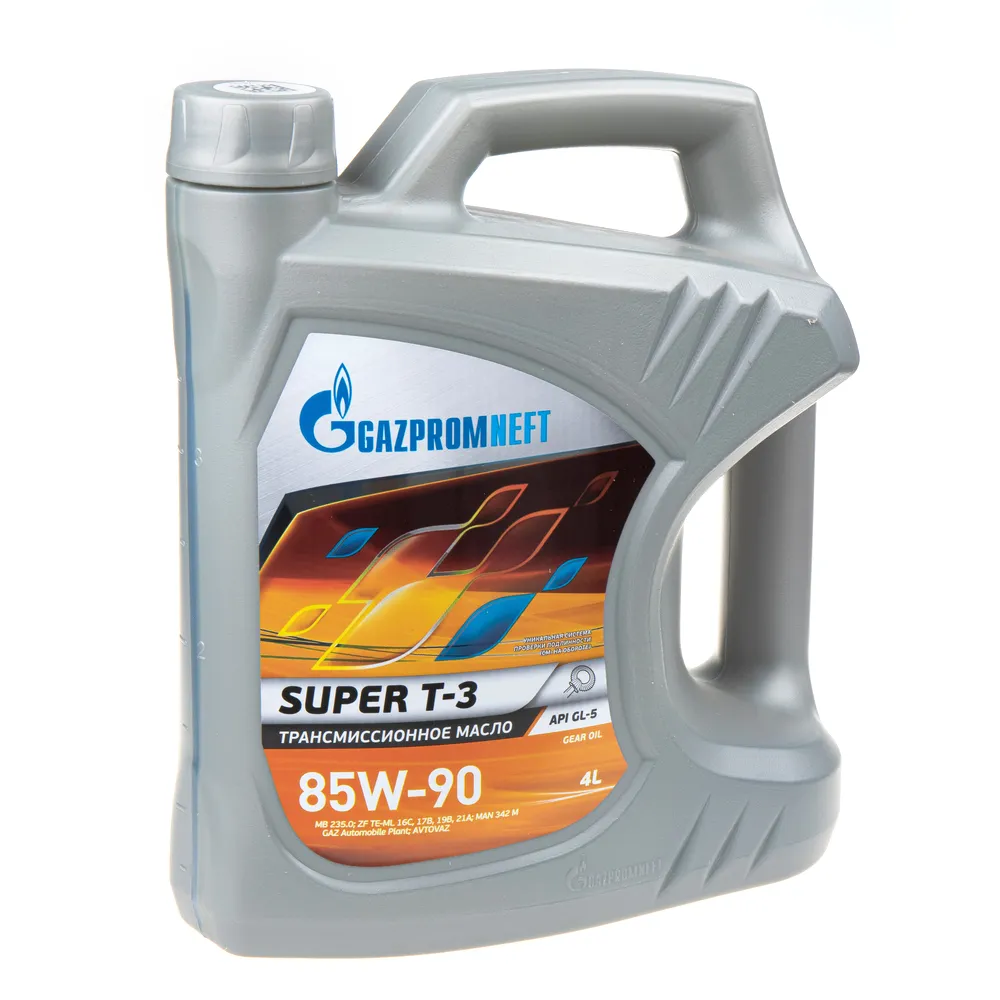 Масло трансмиссионное Gazpromneft Super Т-3 85W-90 4 л 2389901364