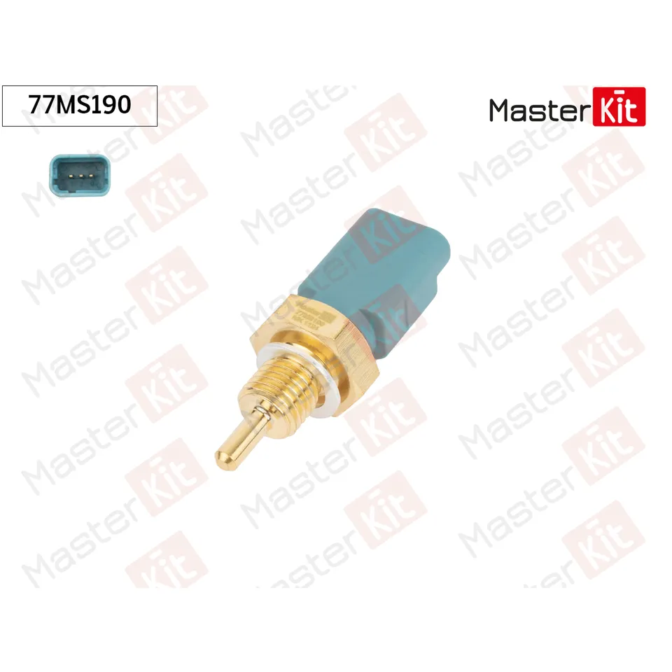 Датчик, температура ОЖ PEUGEOT 206/307 MASTERKIT 77MS190