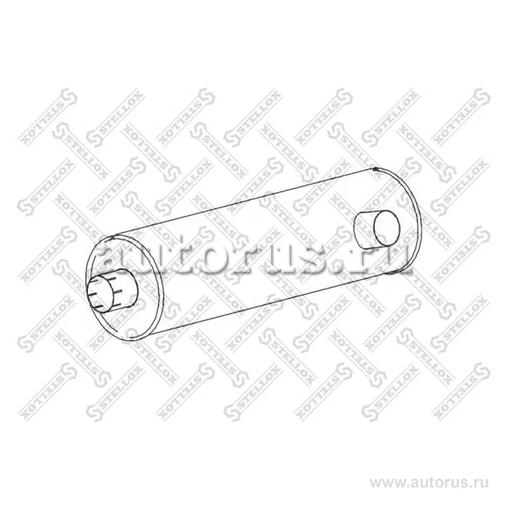 Глушитель задний RVI Midlum STELLOX 8203067_SX