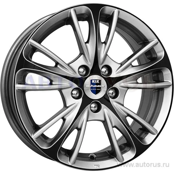 Диск литой R15 6.5J 5x100/67.1 ET38 КИК Мулен Руж бинарио 2224