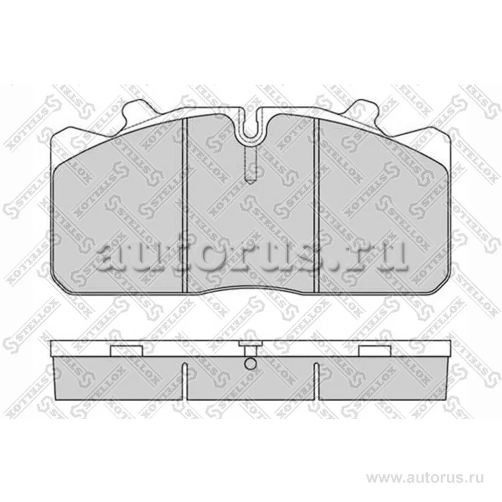 Колодки дисковые с 4 пластинами, 29088 175.6x82.5x26.0 Omn MAN 12. STELLOX 85-11416-SX