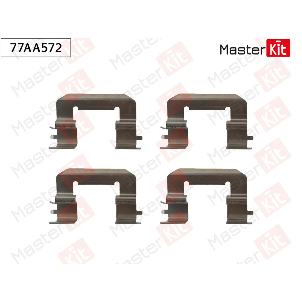 Комплект установочный колодок Kia CEE'D (JD) 2012 MASTERKIT 77AA572