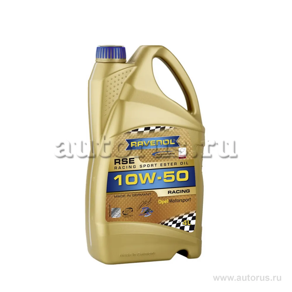 Моторное масло RAVENOL RSE Racing Sport Ester SAE 10W-50 (4л) new 1141105-004 (4014835726895)
