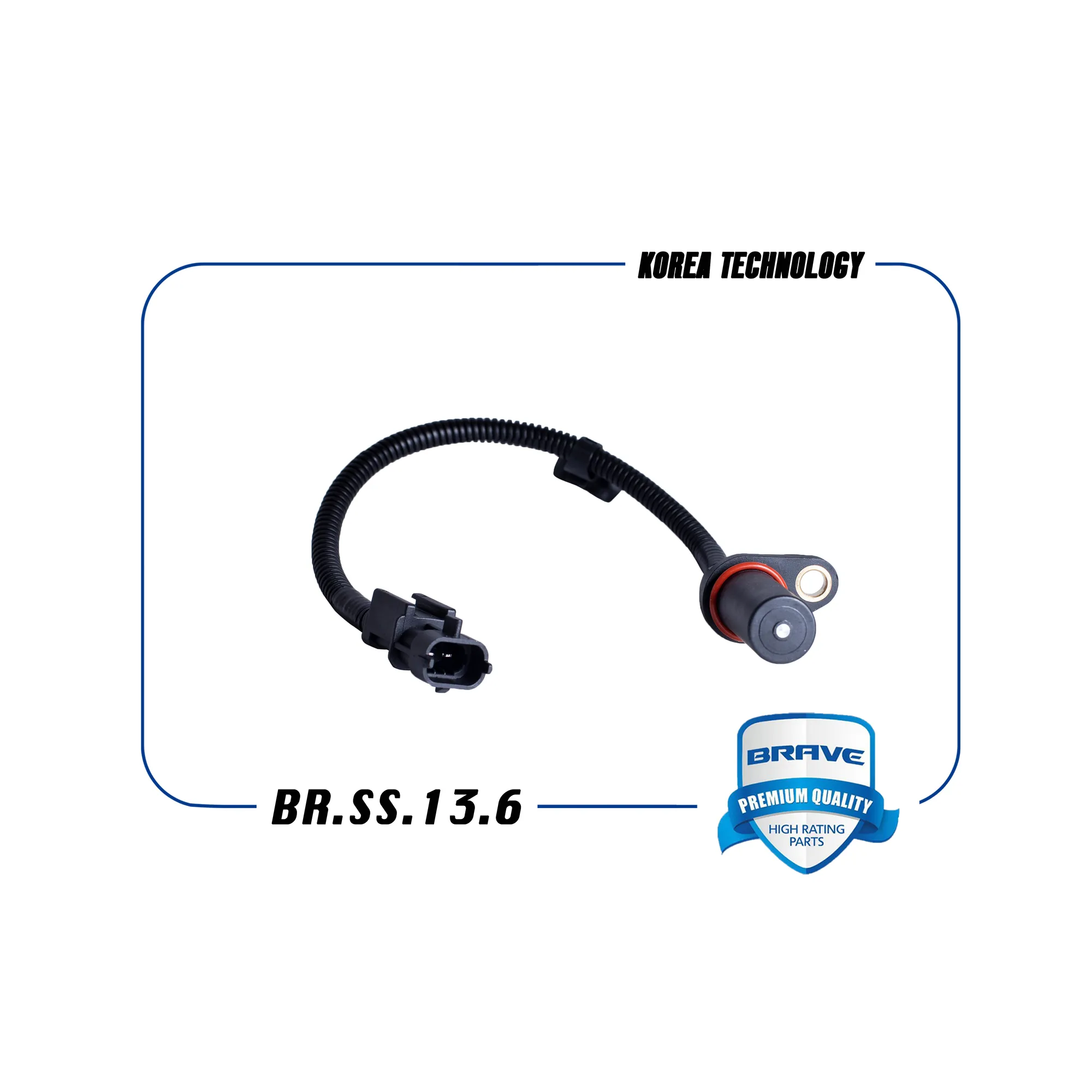 Датчик положения коленвала HYUNDAI Solaris10-,ix3510-,KIA Rio11-,KIA Ceed BRAVE BR.SS.13.6