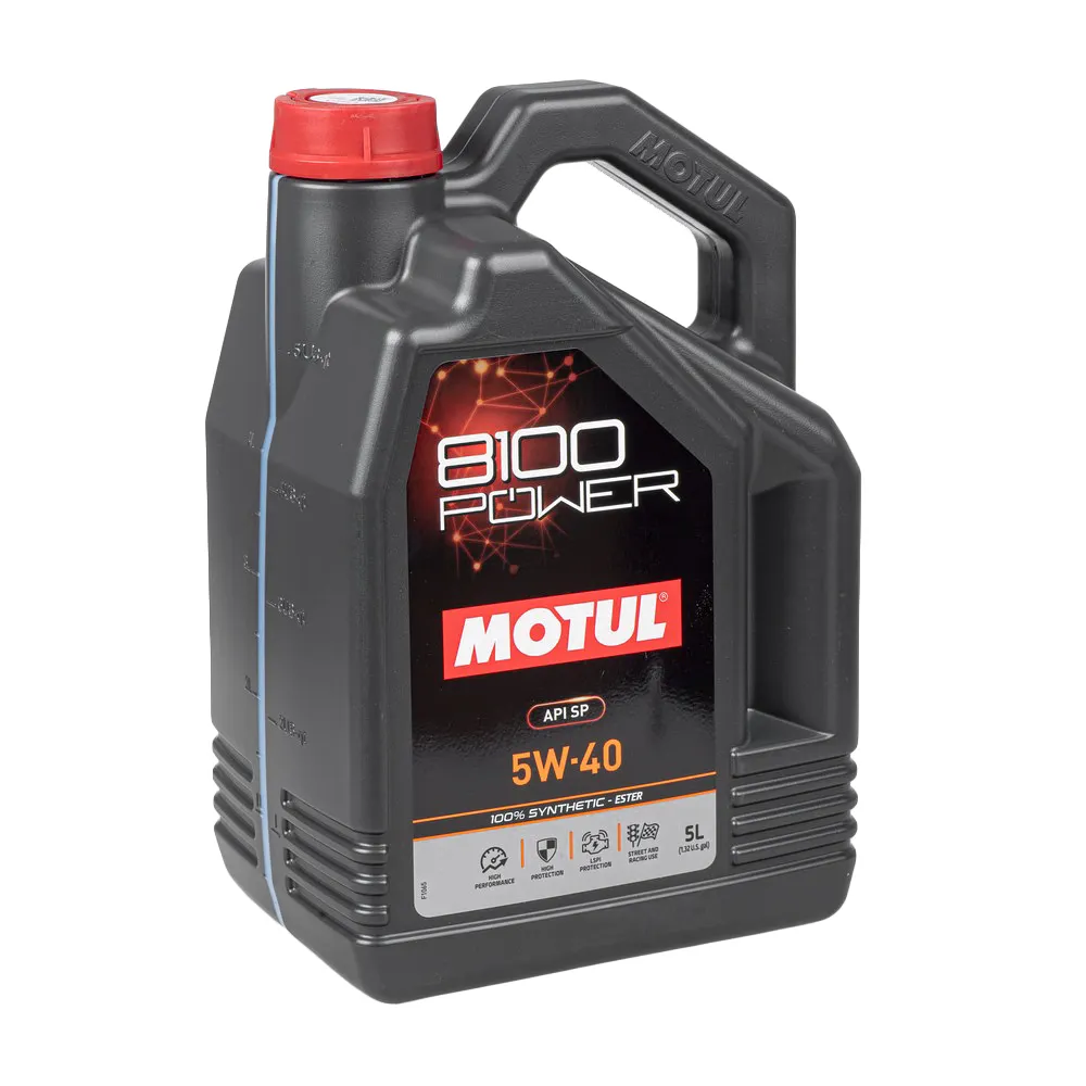 Масло моторное Motul 8100 Power 5W-40 синтетическое 5 л 112715