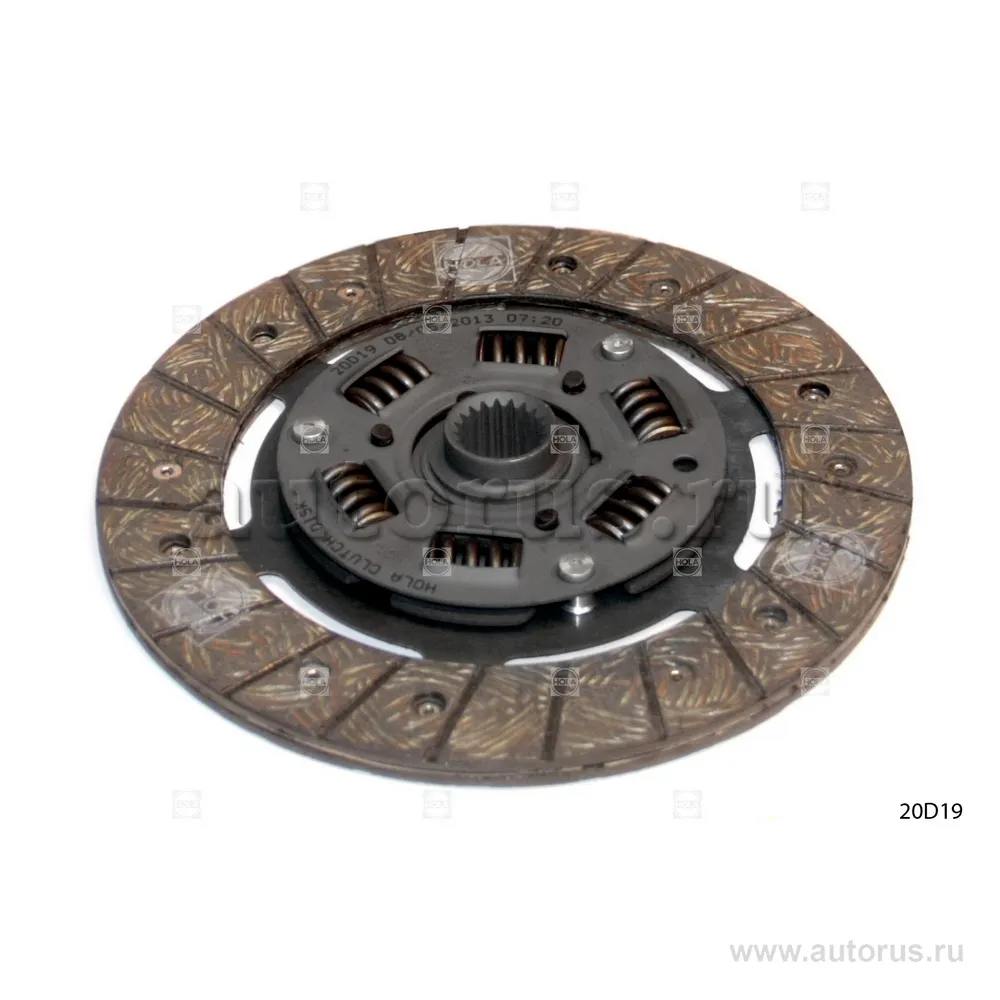Диск сцепления LADA 2110-12 (1.5-1.6), Kalina (1117-19, дв.21114, HOLA CHD230