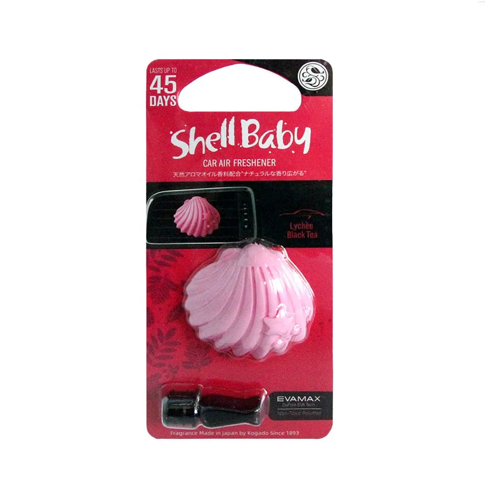Ароматизатор полимерный Kogado Shell Baby на кондиционер Lychee Blacktea KOGADO 3248
