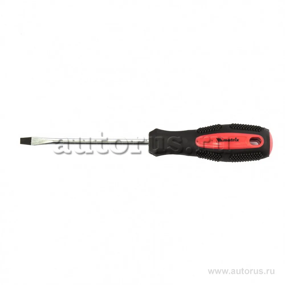 Отвертка Anti-Slip, SL5, 0x100 мм, CrV, двухкомп. рукоятка MATRIX 12216