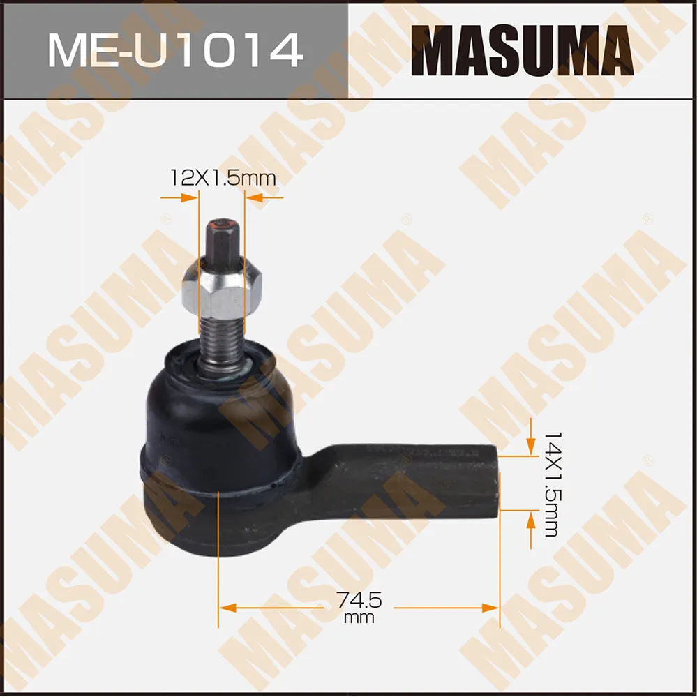 Наконечник рулевой CHEVROLET AVEO (T300) MASUMA ME-U1014