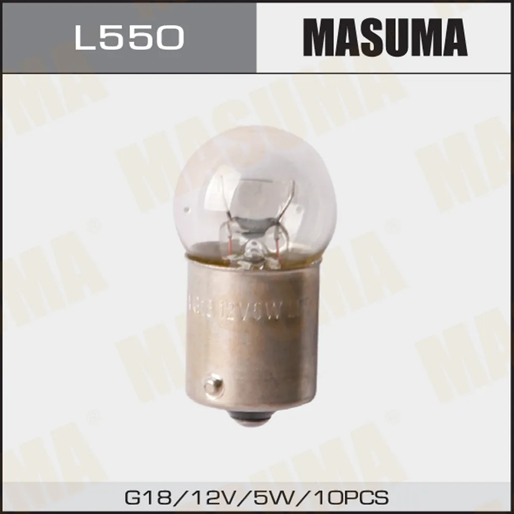 Лампа R5W 12V 5W R5W 12V 5W MASUMA L550