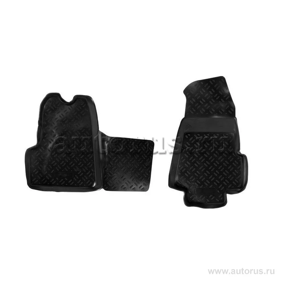Ковры для Ford Transit V (06-14) (МКПП), 2 шт., выс. борт, 1й ряд, ТЭП, черн. AIRLINE ACM-PS-32