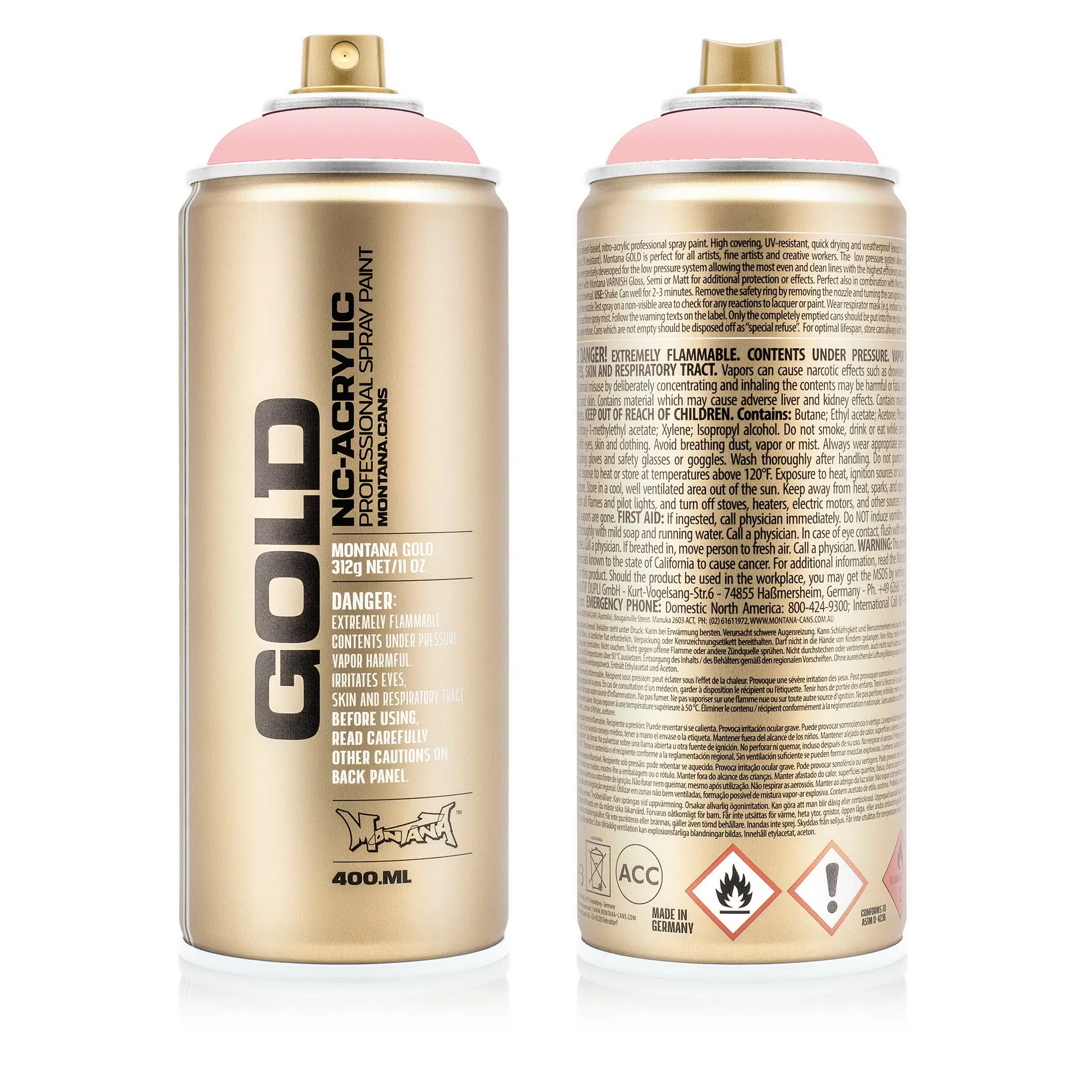 Краска GOLD розовый личи MONTANA CANS G3000