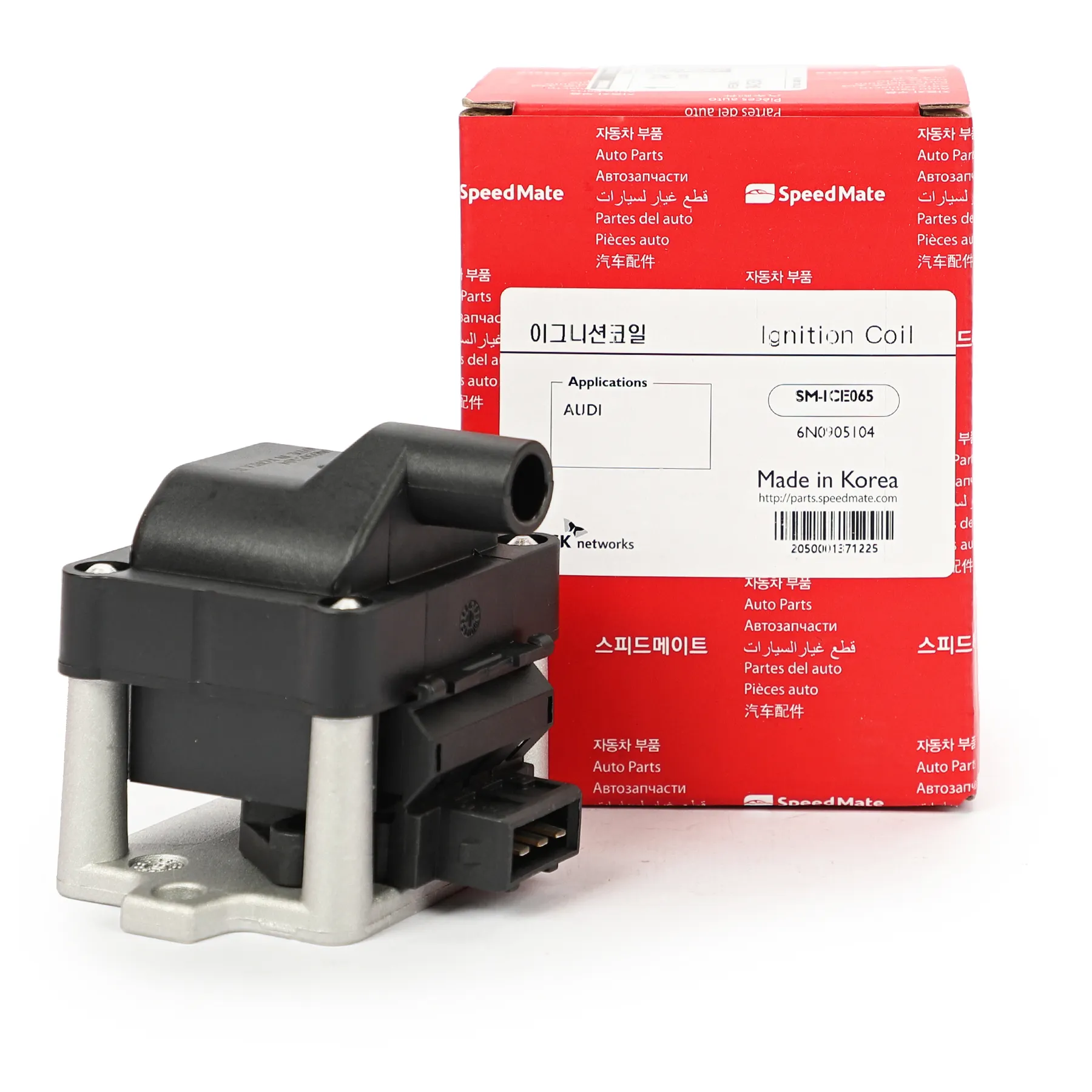Катушка зажигания AUDI 80 B4 (8C),100 C4 (4A),A6 C4 (4A)/SKODA Felicia I (6U1,6U5),Octavia I (1U5)/V SPEEDMATE SM-ICE065
