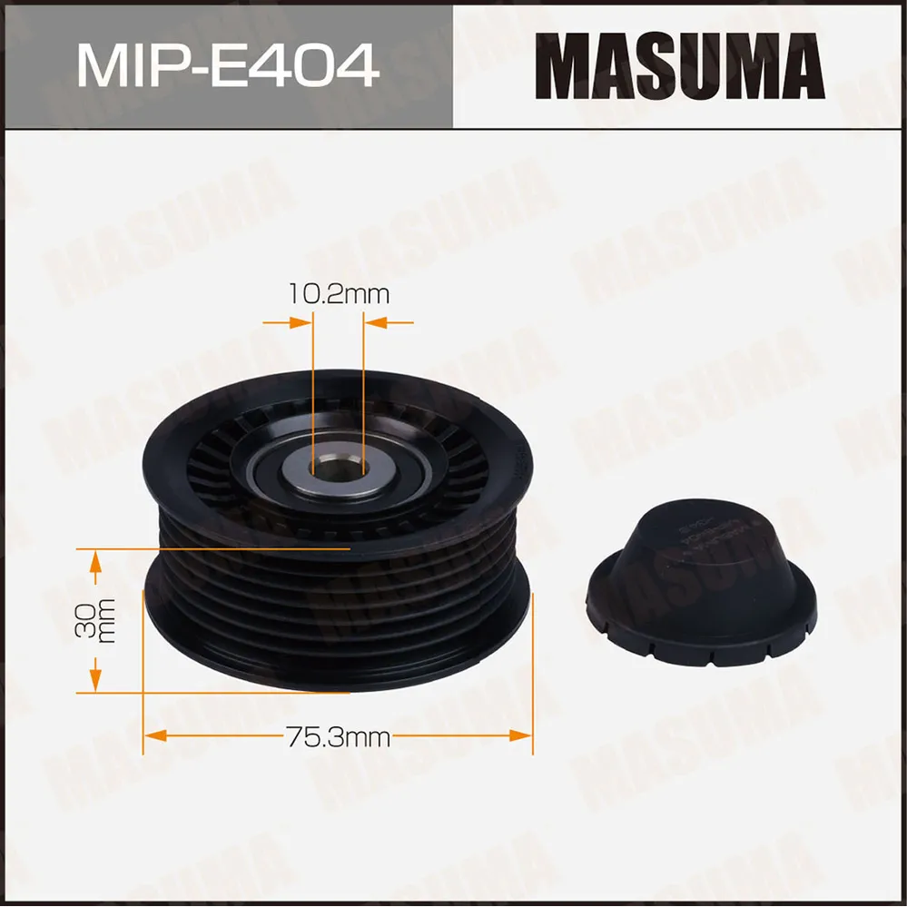 Ролик обводной ремня привода навесного оборудования, MASUMA MIPE404