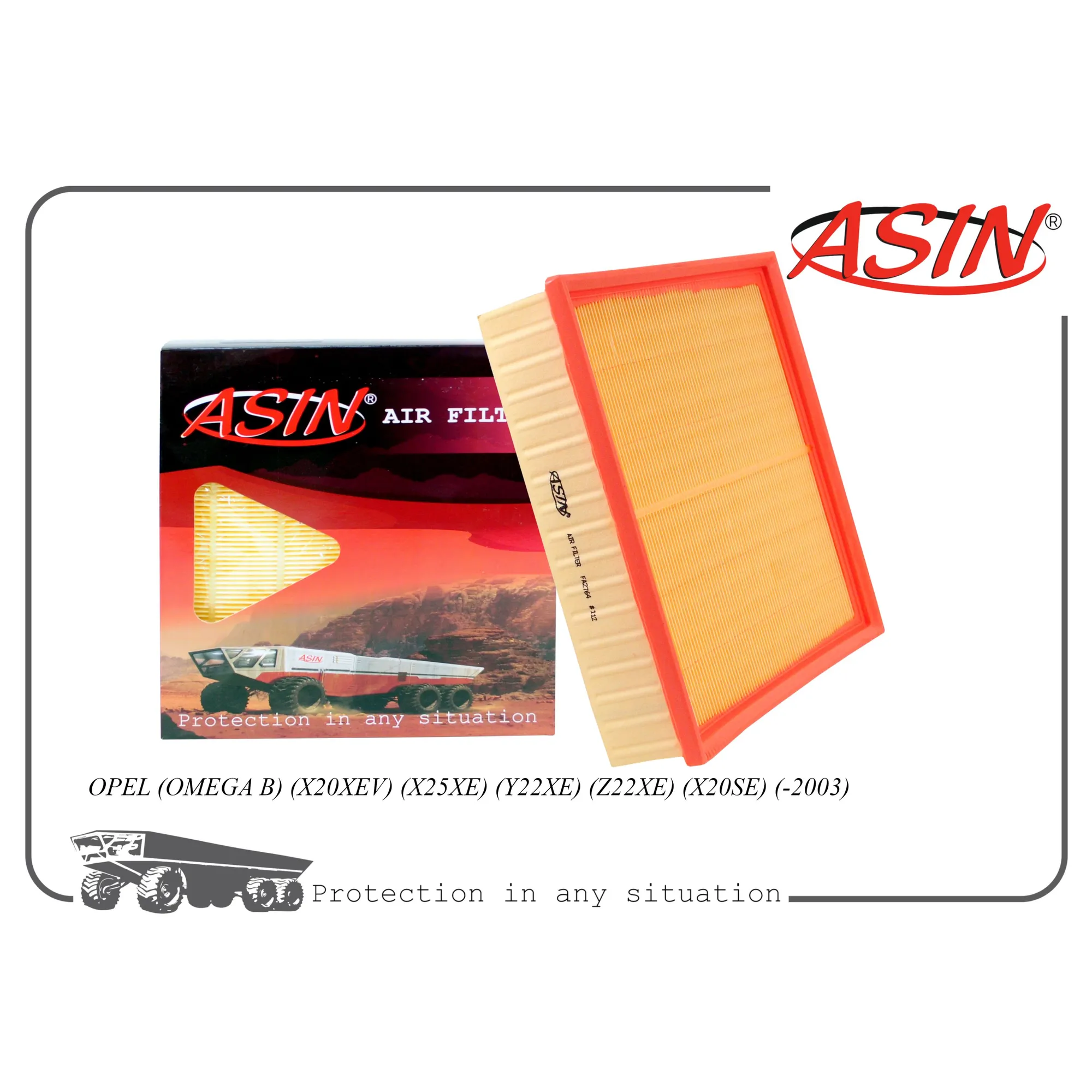 Фильтр воздушный 0835617/ASIN.FA2764 ASIN ASIN ASIN.FA2764
