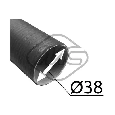 Воздуховод картонно-алюминиевый D=38MM/L=0.5M->1M METALCAUCHO 02203