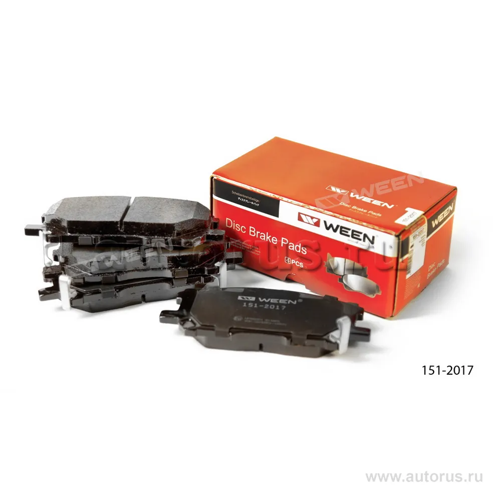 Колодки передние TOYOTA Highlander II, Harrier, LEXUS RX II WEEN 151-2017