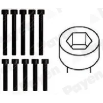 К-кт болтов гбц 10шт. opel rekord 2.0 2.2
