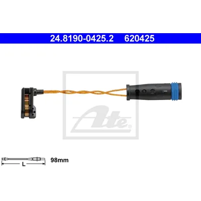 Датчик износа передних колодок ATE 24.8190-0425.2