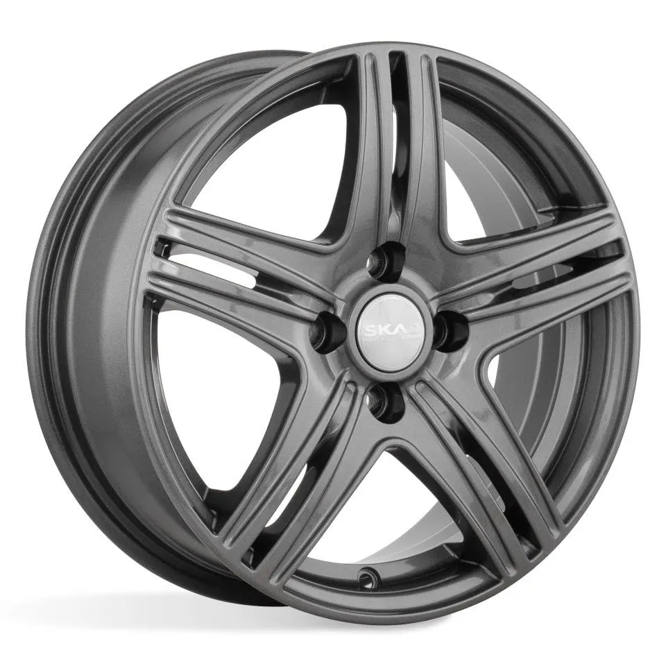 Диск литой R15 6J 4x100/56.6 ET39 СКАД CITY Графит 96322976152