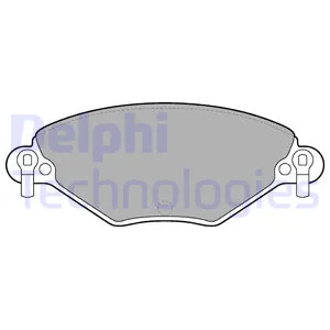 Колодки тормозные передние DELPHI LP1654