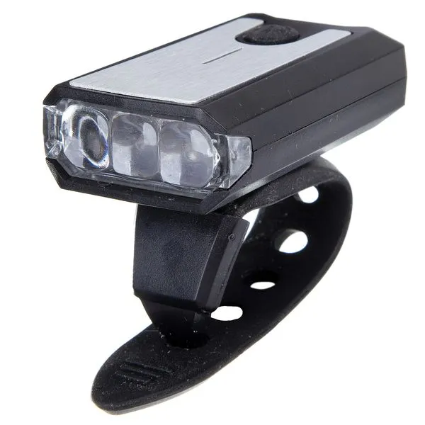 Фонарь велосипедный STG,JY7015, передний, USB, резин. Хомут. Аккум (3.7V/300mAh) STG Х81481