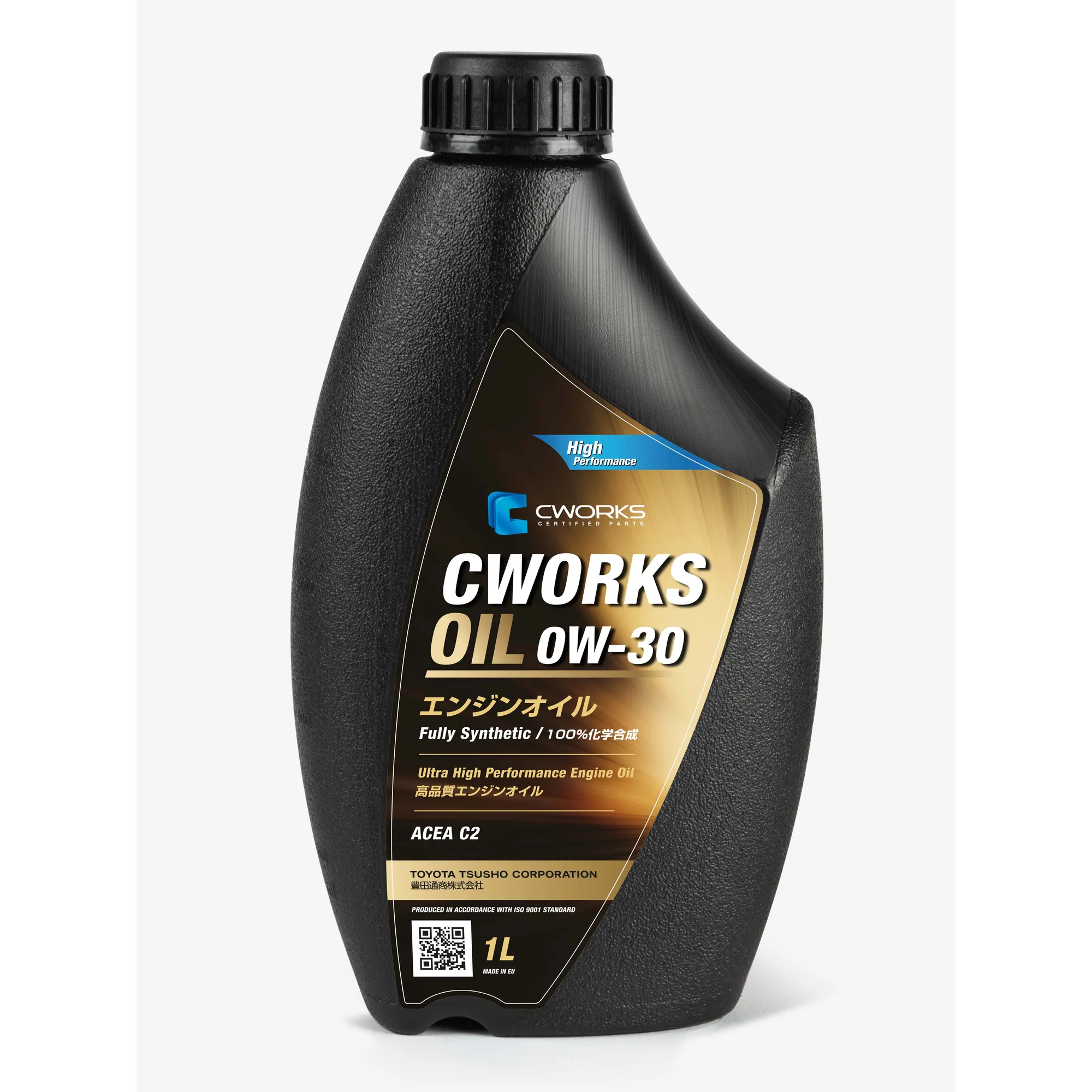 Масло моторное CWORKS OIL 0W-30 C2 1L CWORKS A130R9001