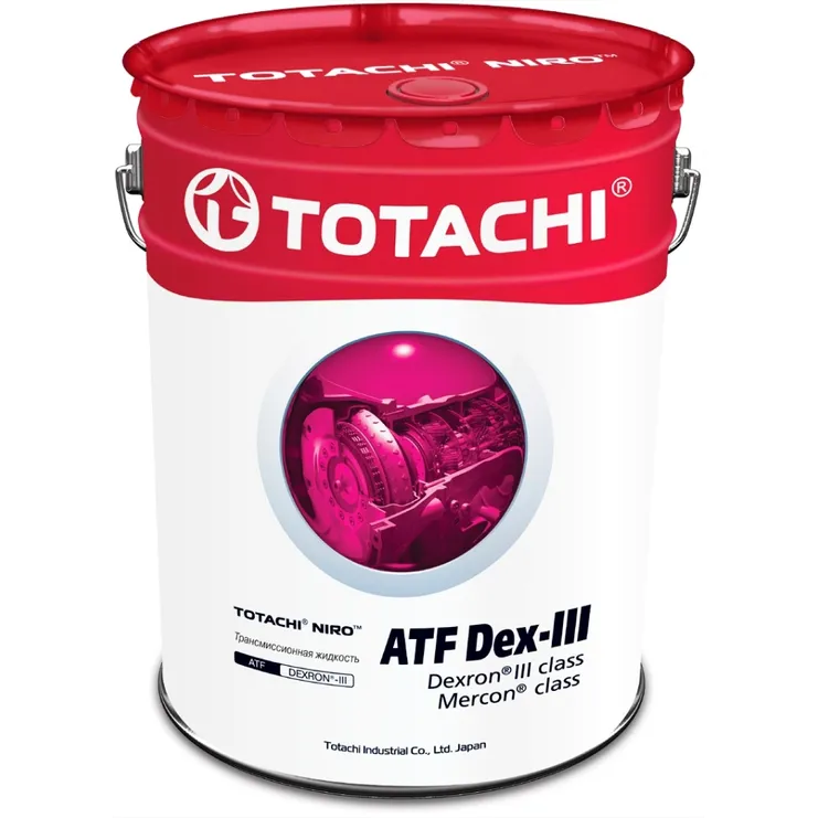 Масло трансмиссионное TOTACHI NIRO ATF DEX III синтетическое 19 л 4562374697966