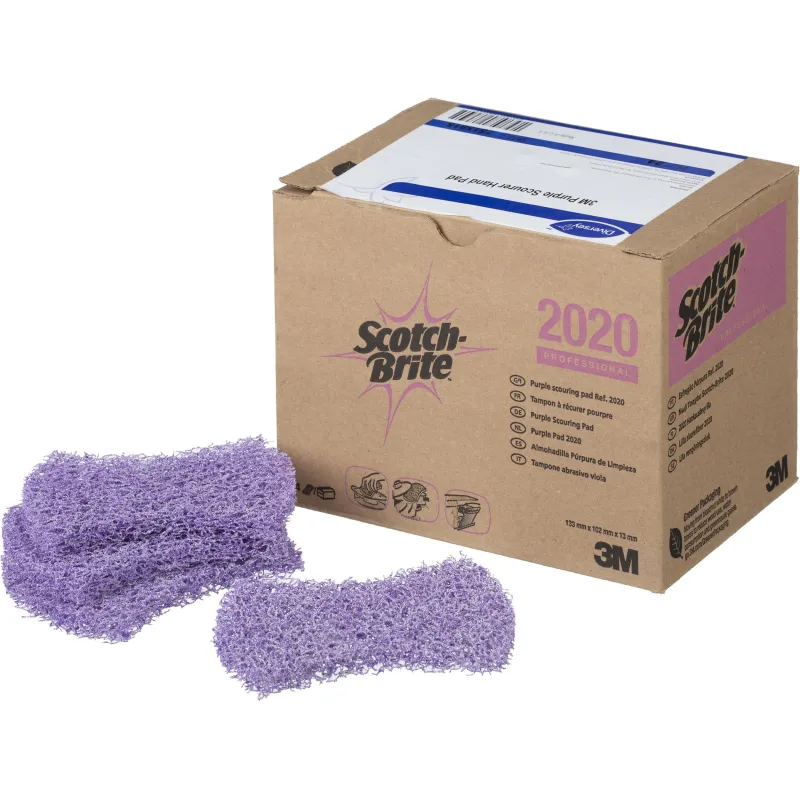 Губки для уборки нецарапающие TASKI 3M Purple Scourer Hand Pad 24шт/уп 1679645
