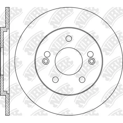 Диск тормозной задний HYUNDAI I40 /D=300MM NIBK RN1643