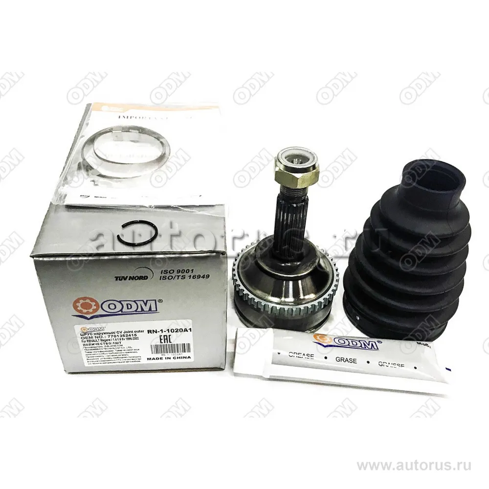 ШРУС наружный (к-кт) RENAULT Megane I 1.41.6 8v 1996-2002
