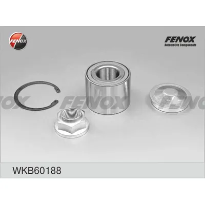 Подшипник ступицы, комплект RENAULT LAGUNA 01- , MEGANE 07- , SCENIC 03- , CLI FENOX WKB60188