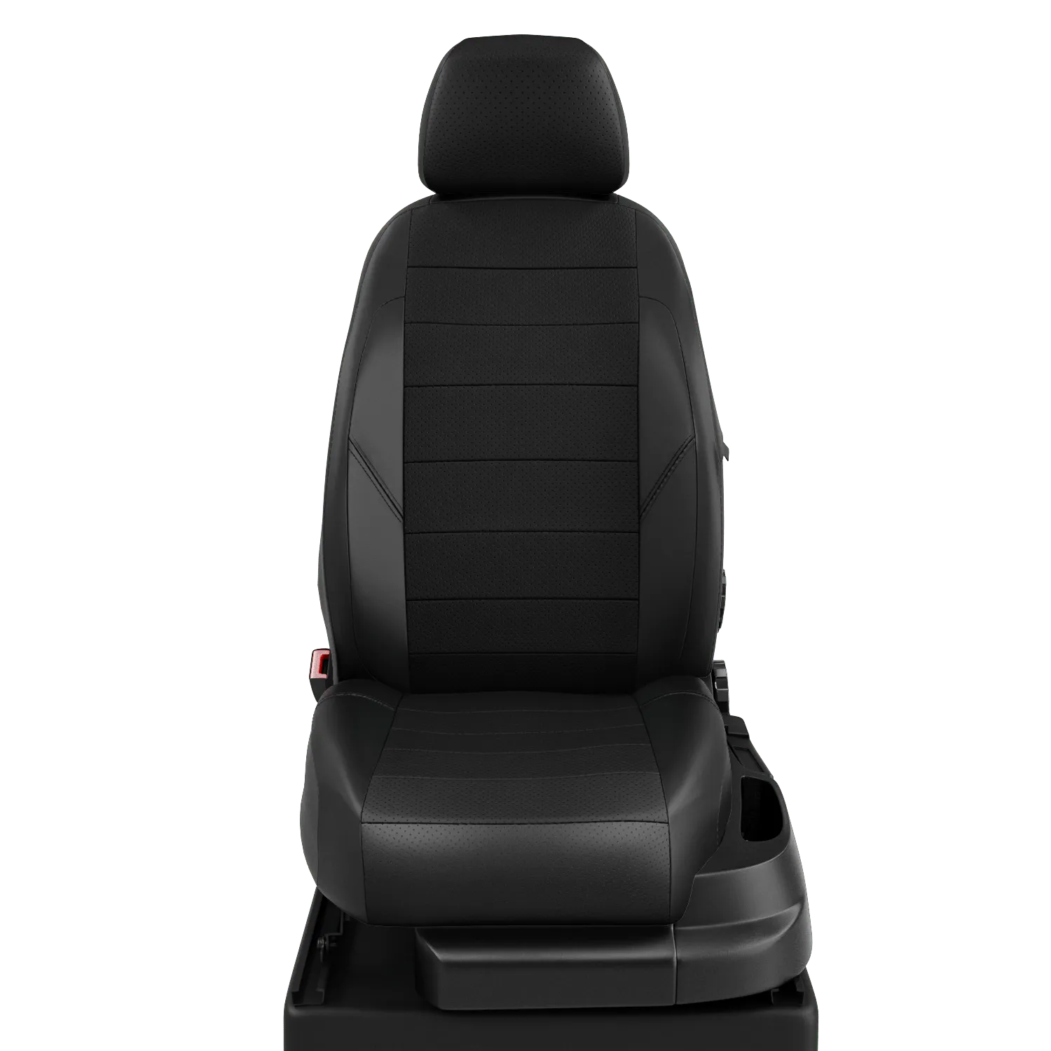 Чехлы на сиденья Daewoo Nexia 1995-2008 седан Середина: экокожа черная с перфорацией. Боковины: черная экокожа. Спинка: черная экокожа. Автолидер DW05-0201-EC01