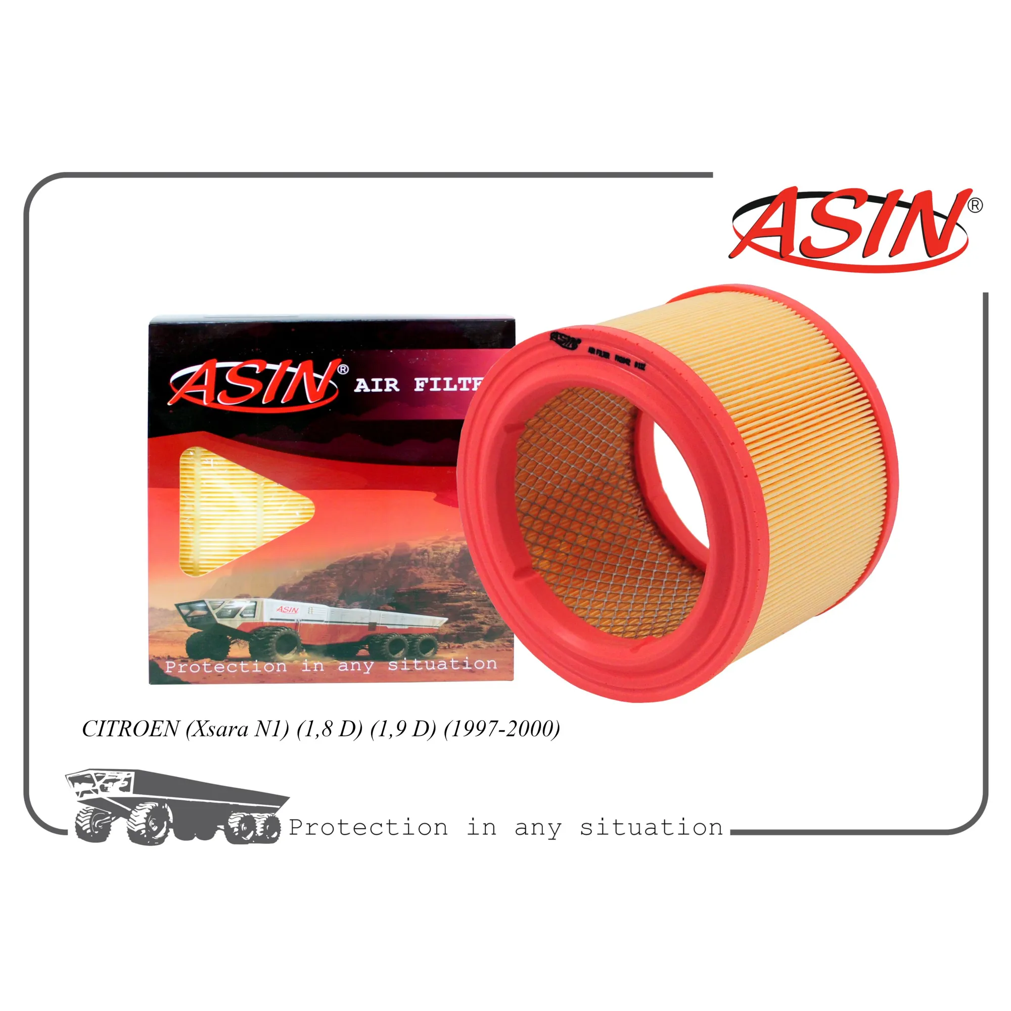 Фильтр воздушный 1444.WH/ ASIN ASIN.FA2842