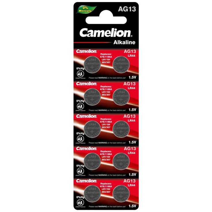 Батарейка алкалиновая Camelion Alkaline AG13 1,5V (10 шт) AG13-BP10(0Hg)
