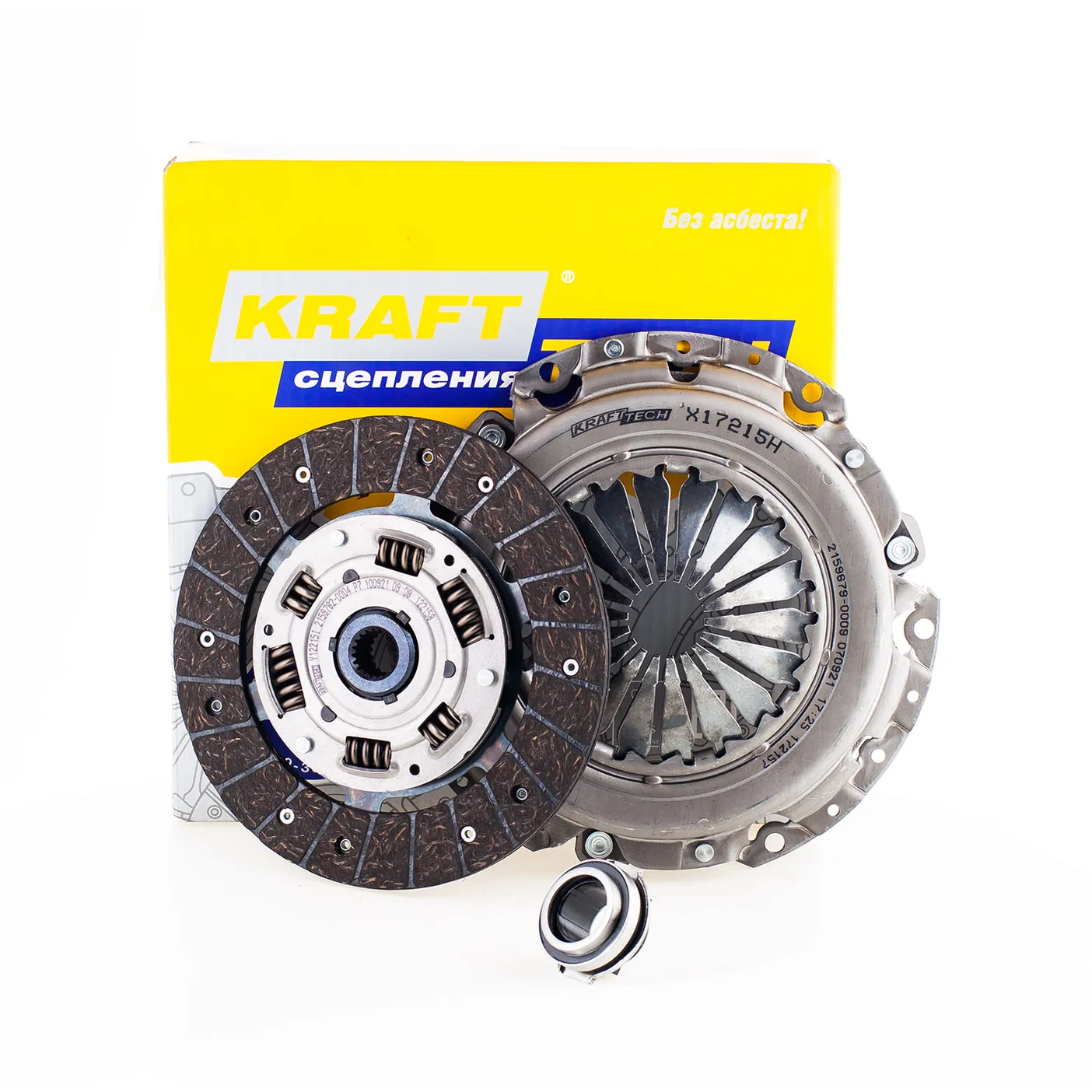 Сцепление в сборе LADA X-Ray/Vesta mot.1,8L AMT KRAFTTECH W12215C