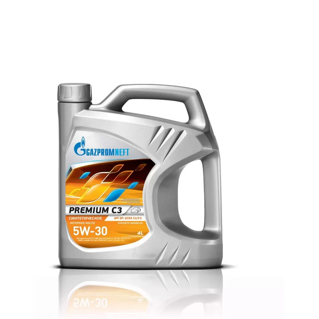 Масло моторное Gazpromneft Premium C3 5W-30 синтетическое 4 л 4650063116123