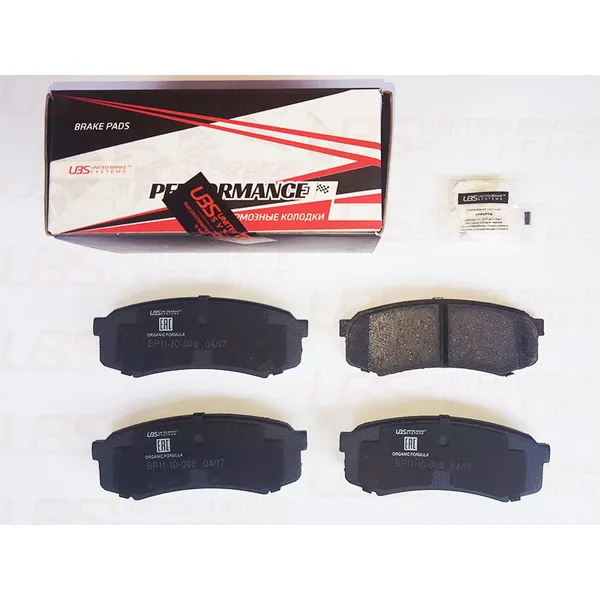 Колодки тормозные задние TOYOTA LC 80/90/120 90/LEXUS GX470 01-09/MITSUBISH UBS BP1110008