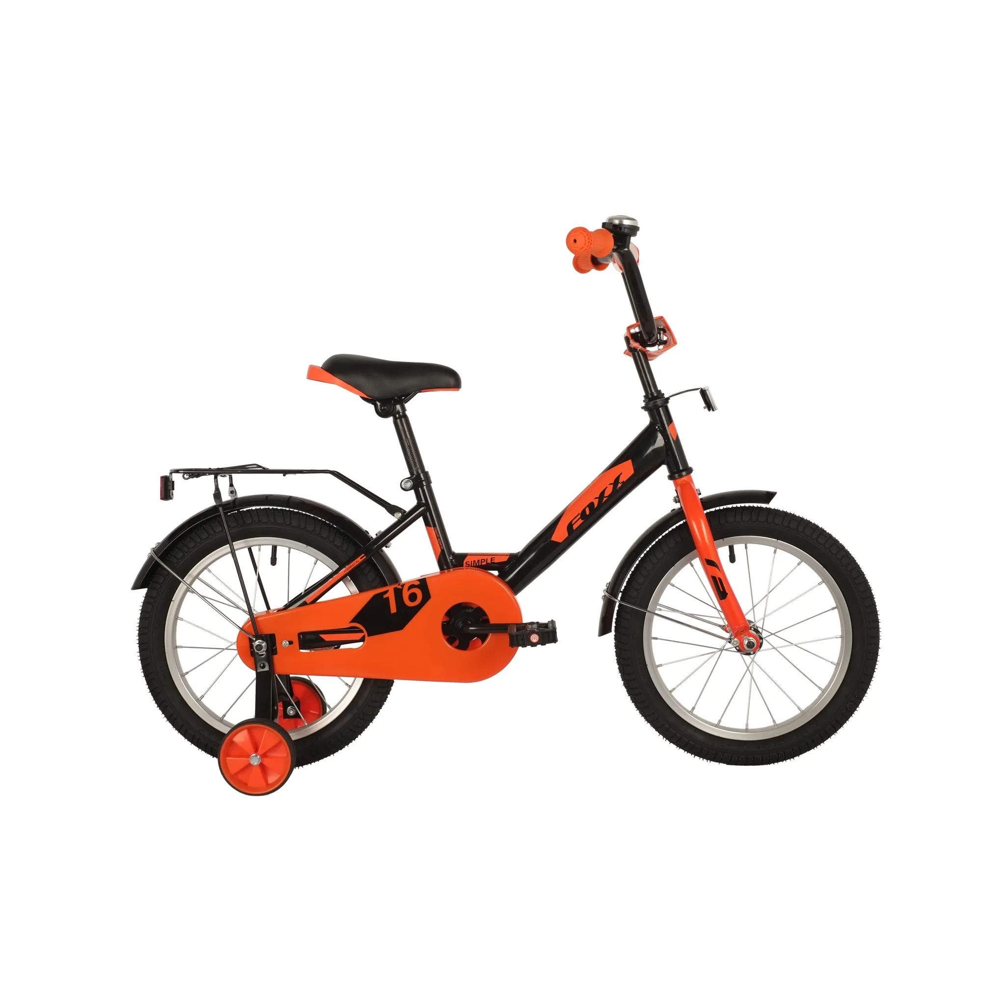 Велосипед 16 хардтейл FOXX SIMPLE (2021) количество скоростей 1 рама сталь 10,5 черный