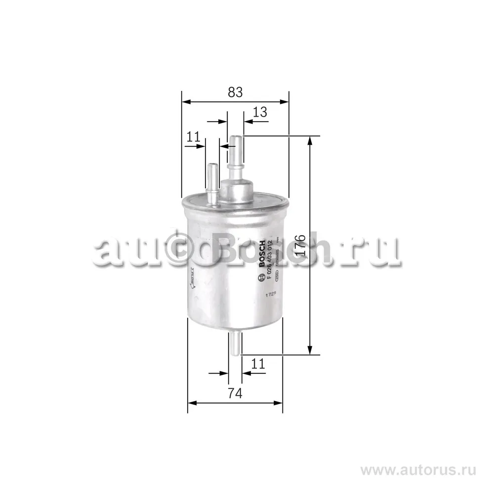 Фильтр топливный BOSCH F026403012